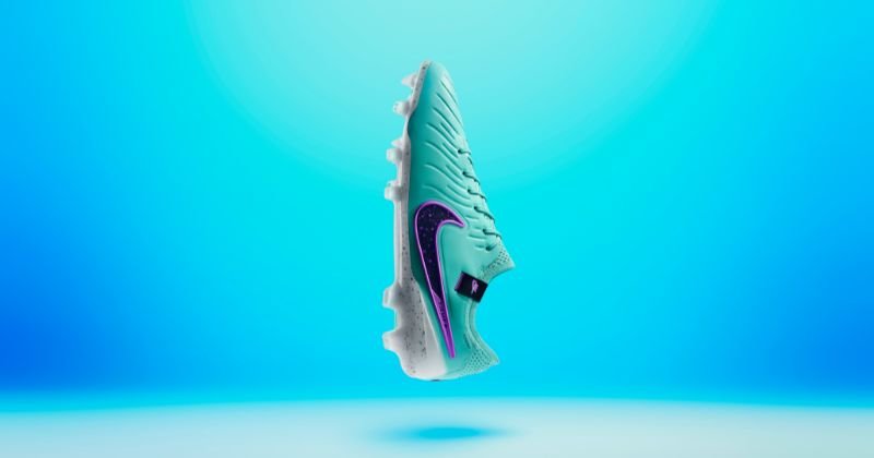 nike tiempo legend 10 football boot peak ready pack side view in light blue